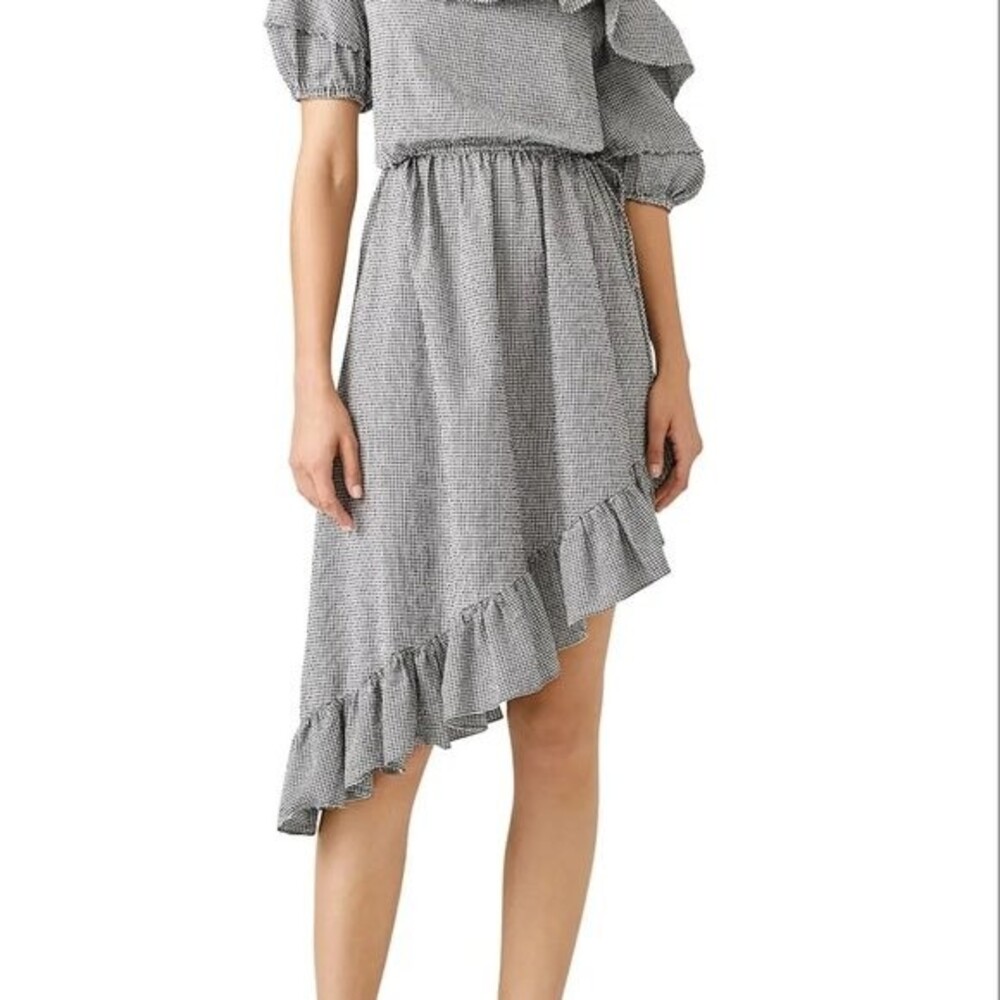 Loveshackfancy Asymmetrical Gingham Haley Dress - image 1